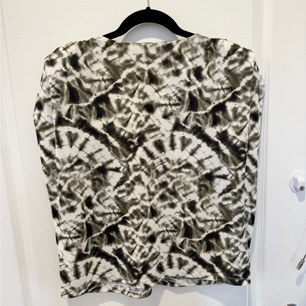 INC large sleeveless blouse with shoulder pads